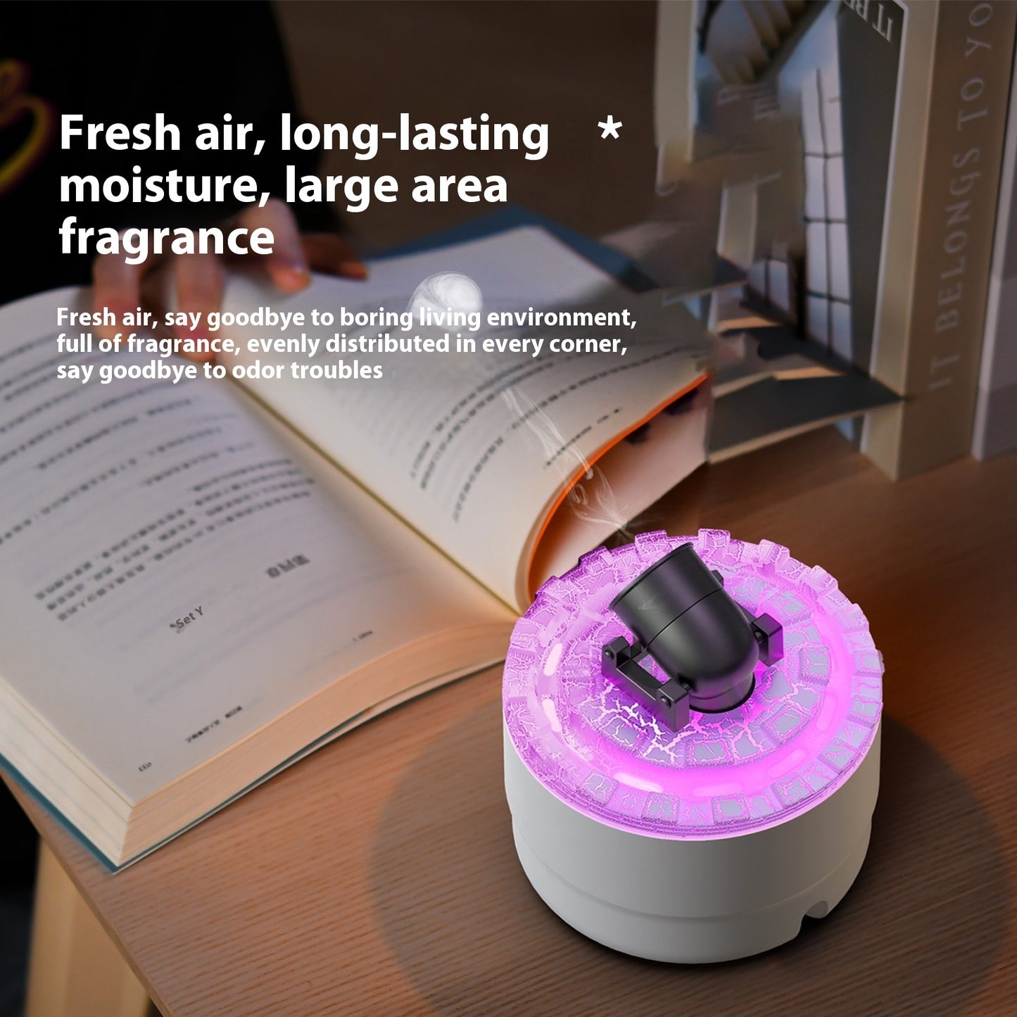"TEVO LUMO Rocket LED Humidifier - Elevate Your Space with Style and Freshness"