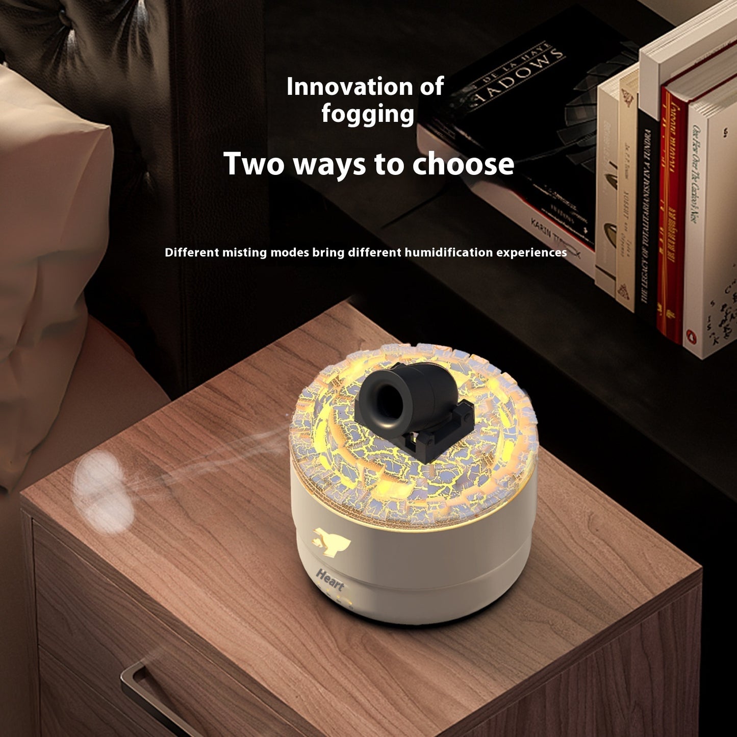 "TEVO LUMO Rocket LED Humidifier - Elevate Your Space with Style and Freshness"